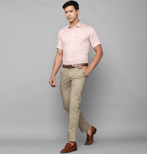 Men Slim Fit Formal Trousers